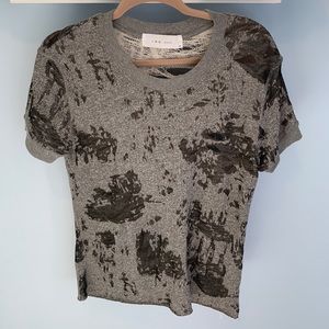 IRO Jeans Nasta Distressed Top Size S